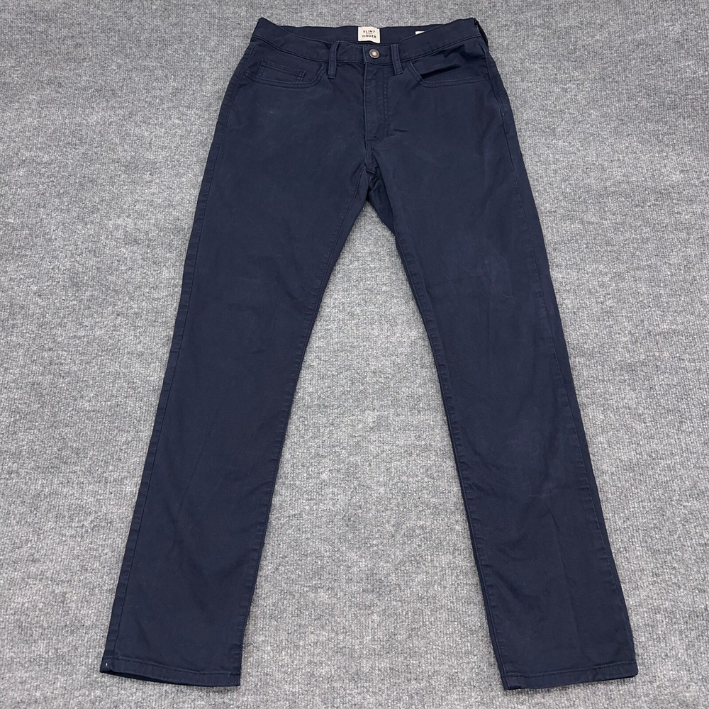 Flint & Tinder Men's Navy Chinos - Slim Fit
